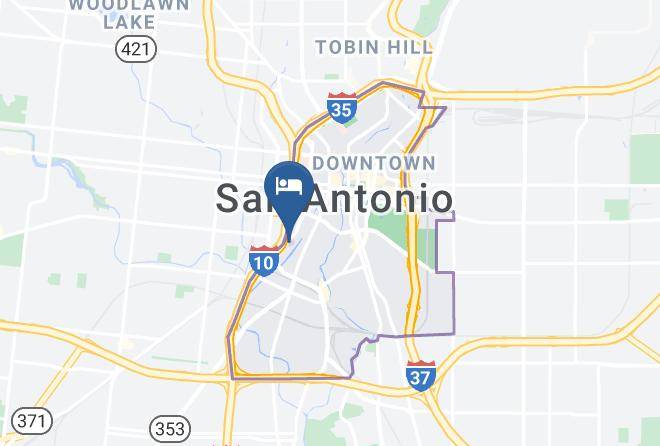 Best Western Alamo Suites Map - Texas - Bexar