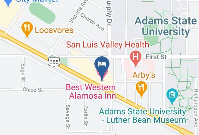Alamosa - Best Western Alamosa Inn Maps