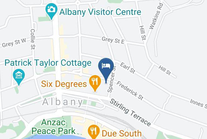Albany - Best Western Albany Motel & Apartments Maps