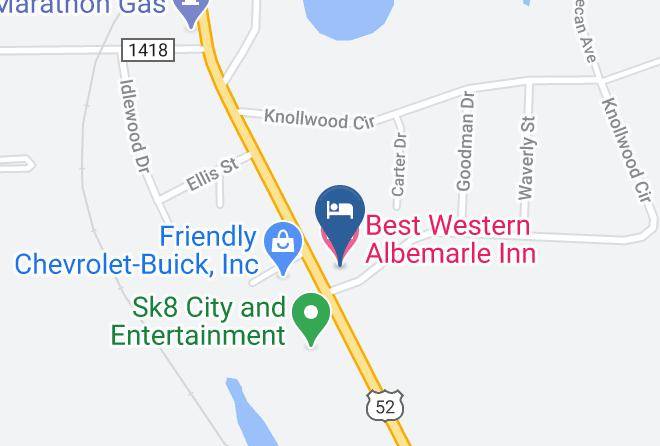 Stanly - Best Western Albemarle Inn Maps