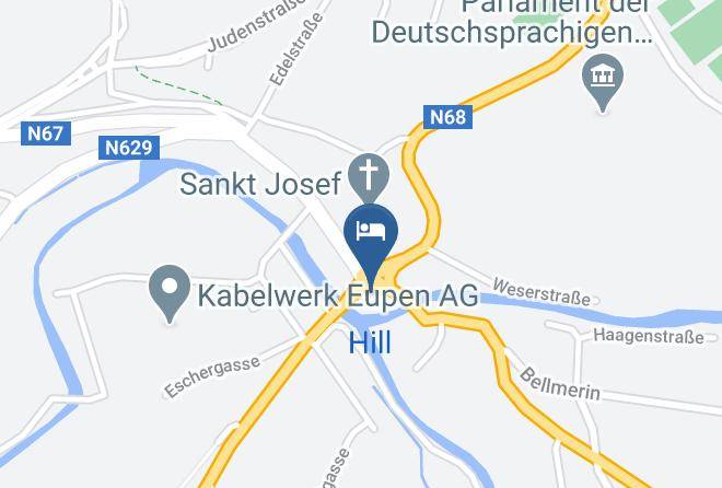 Liege - Best Western Ambassador Bosten Maps