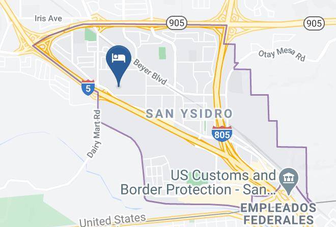San Diego - Best Western Americana Inn Maps