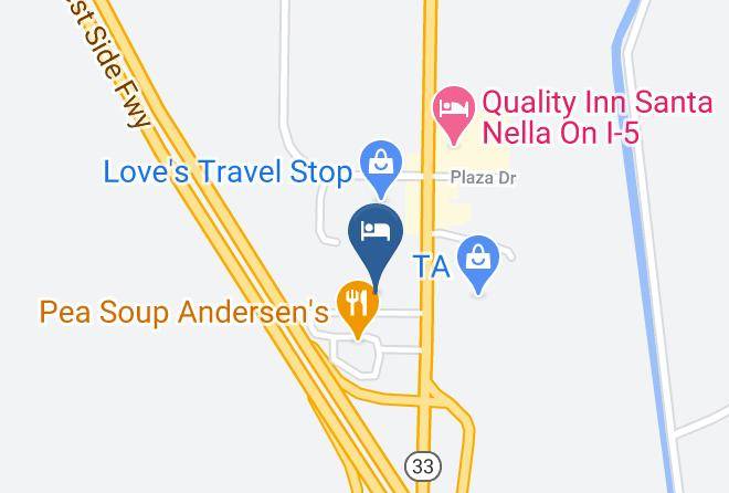 Merced - Best Western Andersen's Inn Maps
