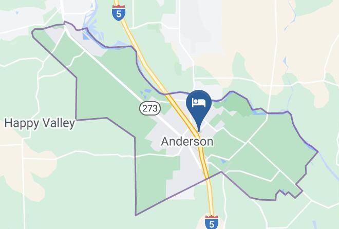 Shasta - Best Western Anderson Inn Maps