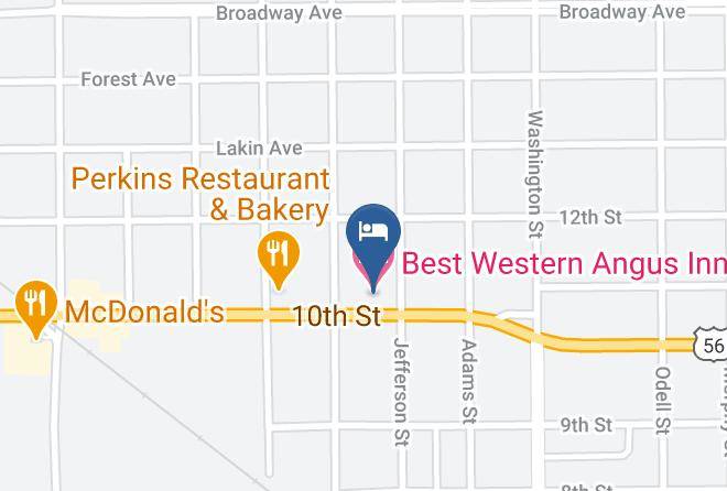 Barton - Best Western Angus Inn Maps