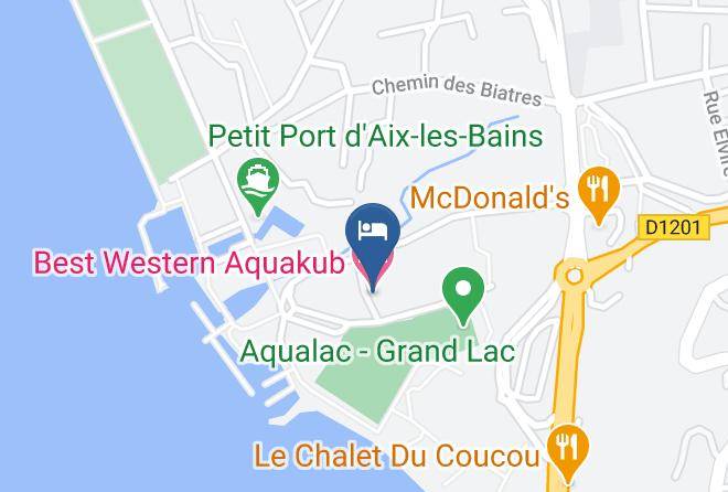 Savoie - Best Western Aquakub Maps