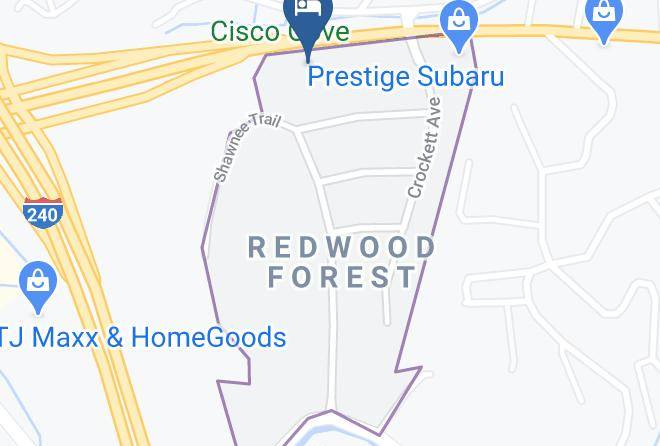 Best Western Asheville Tunnel Road Map