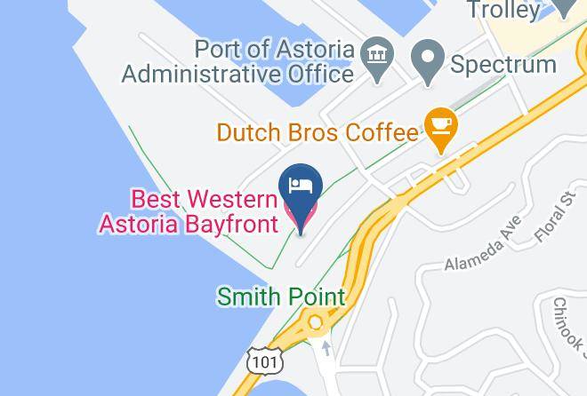 Clatsop - Best Western Astoria Bayfront Hotel Maps