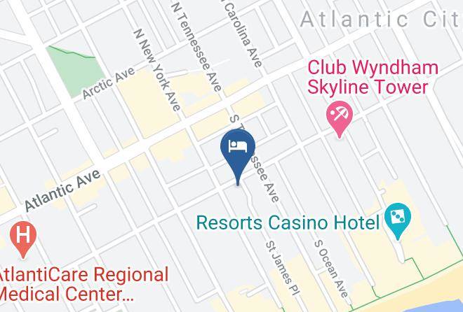 Atlantic - Best Western Atlantic City Hotel Maps