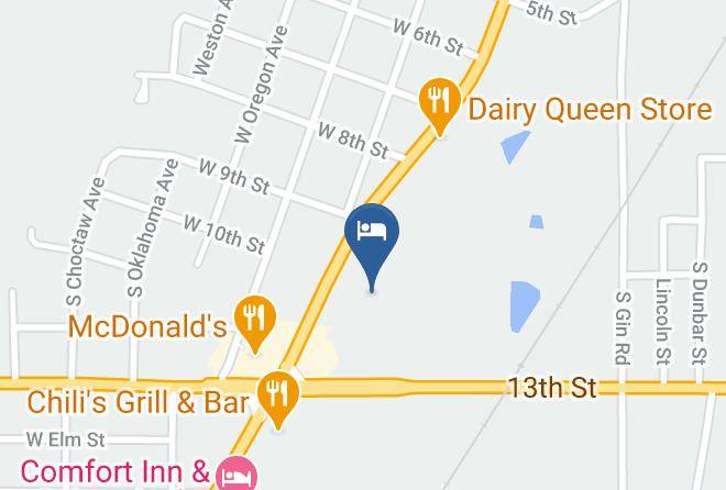 Best Western Atoka Inn & Suites Map