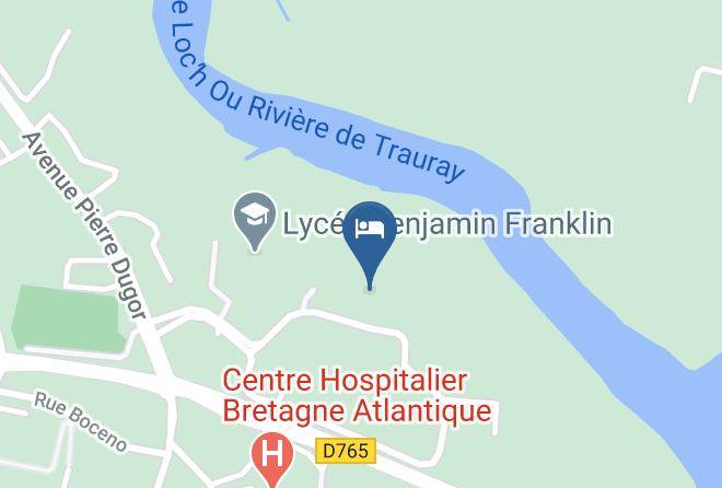 Morbihan - Best Western Auray Hotel Du Loch Maps
