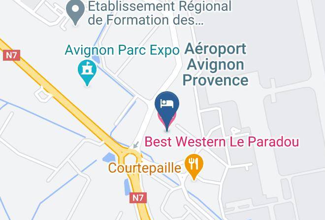 Vaucluse - Best Western Le Paradou Maps