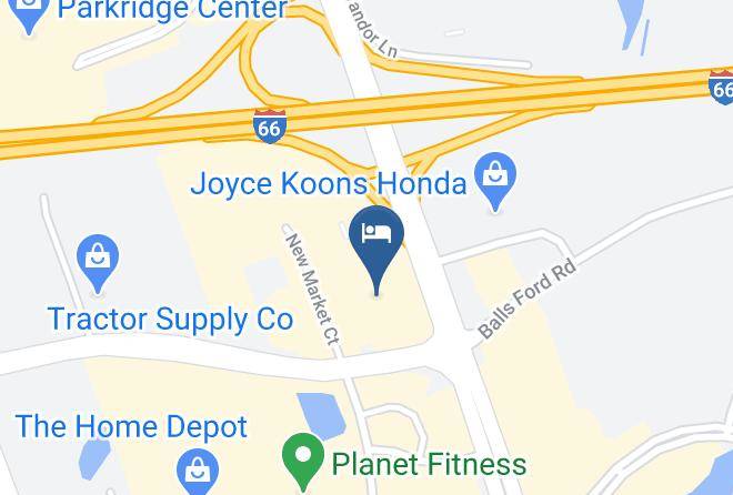 Best Western Battlefield Inn Map