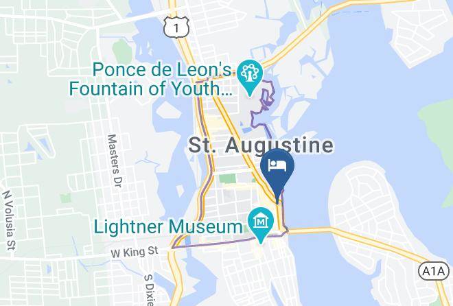 St Johns - Best Western Bayfront Maps