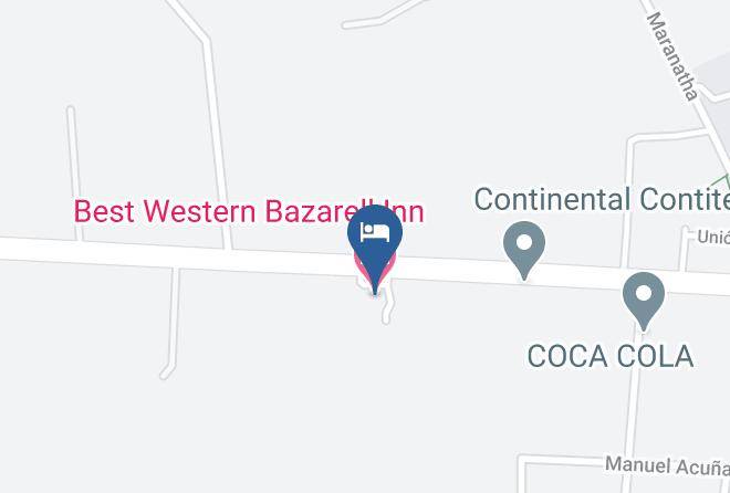 Montemorelos - Best Western Bazarell Inn Maps