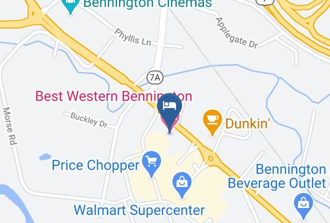 Bennington - Best Western Bennington Maps