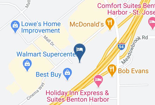 Best Western Benton Harbor St Joseph Map