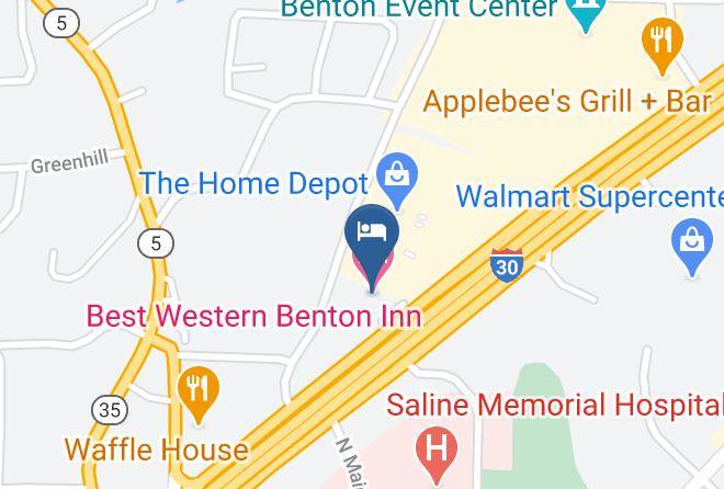 Saline - Best Western Benton Inn Maps