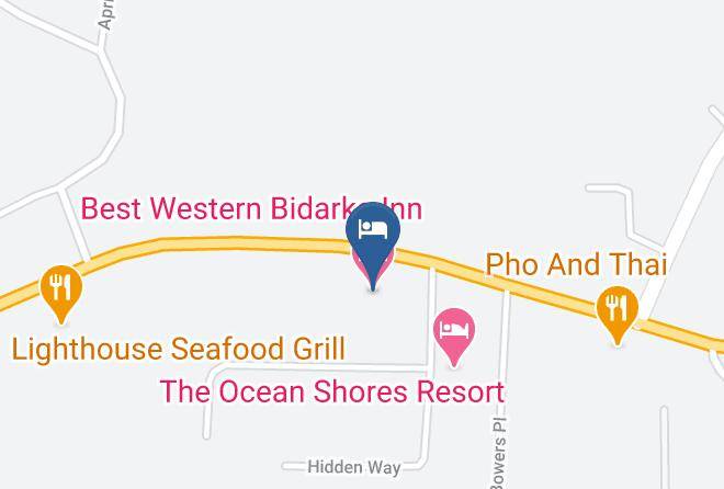 Best Western Bidarka Inn Map