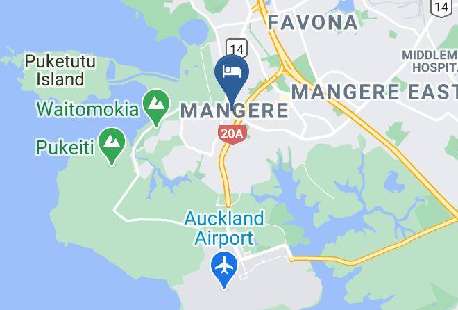 Auckland - Best Western Bk's Pioneer Motor Lodge Maps