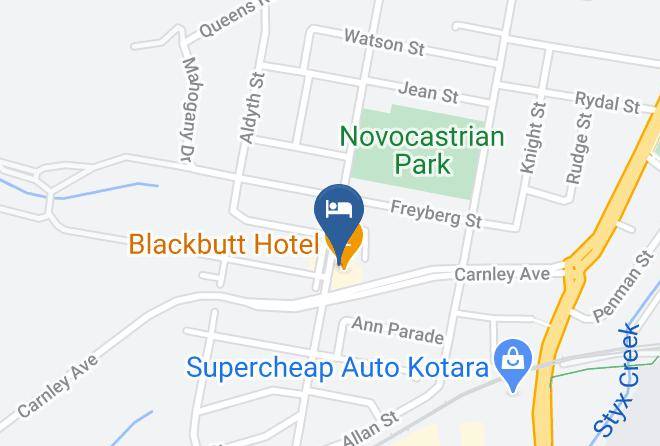 Newcastle - Best Western Blackbutt Inn Maps