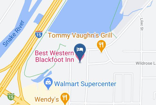 Bingham - Best Western Blackfoot Inn Maps