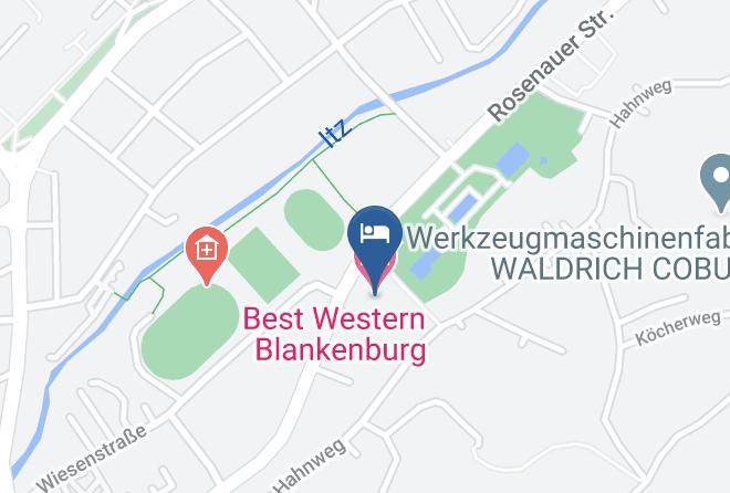 Coburg - Best Western Blankenburg Hotel Maps