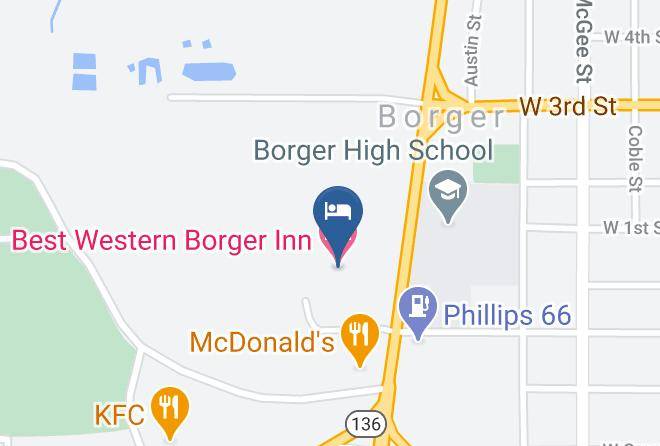 Hutchinson - Best Western Borger Inn Maps