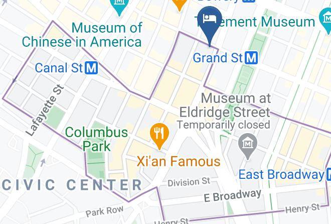 New York - Best Western Bowery Hanbee Hotel Maps