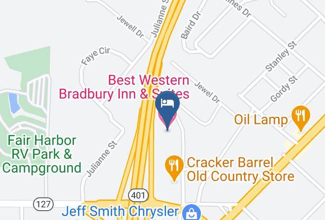 Houston - Best Western Bradbury Inn & Suites Maps