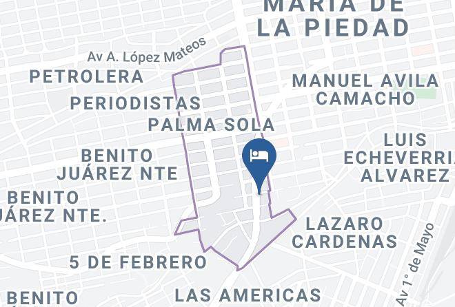 Coatzacoalcos - Hotel Brisa Maps