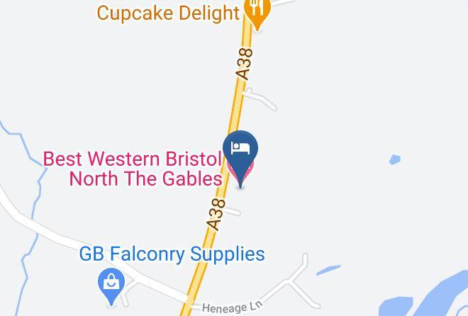 South Gloucestershire - Best Western Bristol North The Gables Hotel Maps