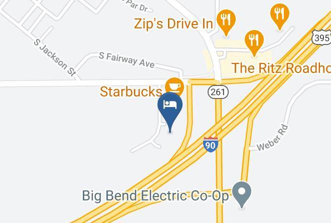 Adams - Best Western Bronco Inn Maps