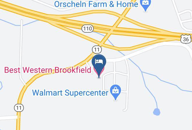 Linn - Best Western Brookfield Maps