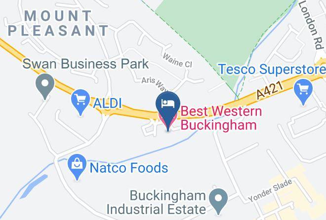 Bucks - Best Western Buckingham Hotel Maps