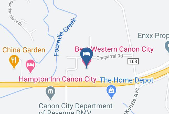 Fremont - Best Western Canon City Maps