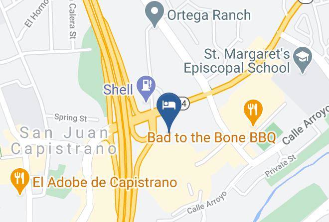 Orange - Best Western Capistrano Inn Maps