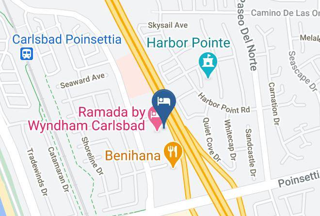 San Diego - Best Western Carlsbad By The Sea Maps