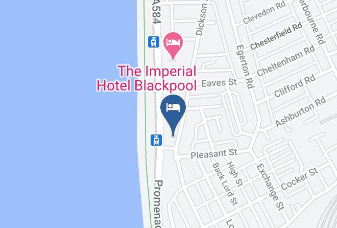 Blackpool - Best Western Carlton Hotel Maps
