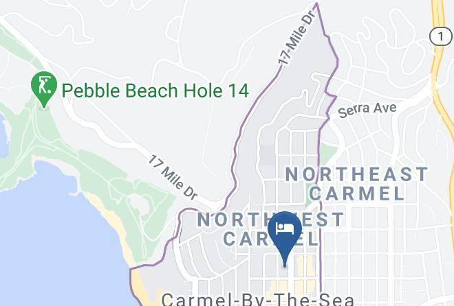 Monterey - Best Western Carmel's Town House Lodge Maps