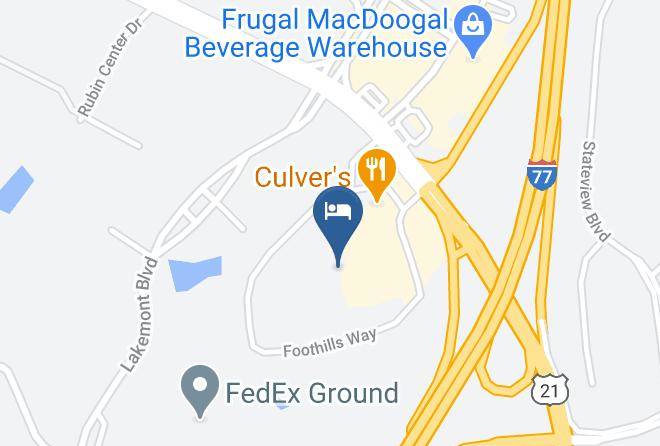 York - Best Western Carowinds Maps