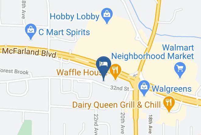 Tuscaloosa - Best Western Catalina Inn Maps