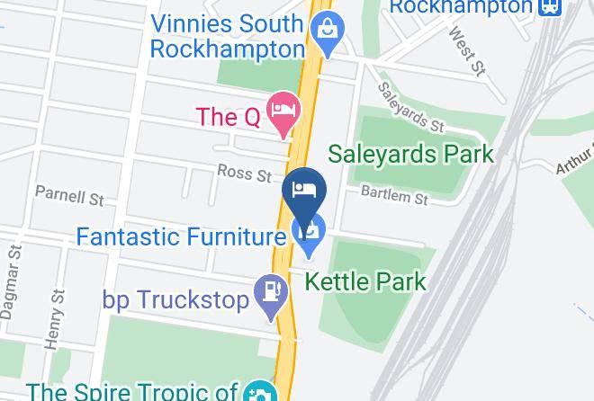Rockhampton - Best Western Cattle City Motor Inn Maps