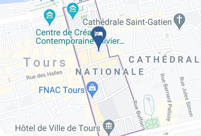 Indre Et Loire - Best Western Central Hotel Tours Maps