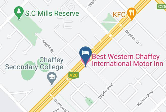 Mildura - Best Western Chaffey International Motor Inn Maps
