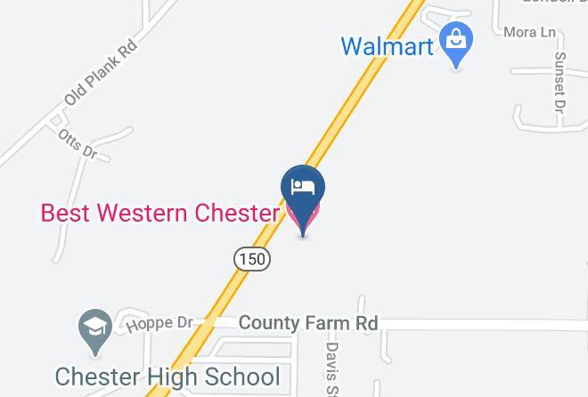 Randolph - Best Western Chester Hotel Maps