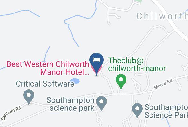 Hants - Best Western Chilworth Manor Hotel Managed By Legacy Hotels And Resort Maps