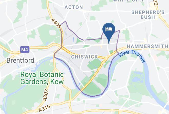 London - Best Western Chiswick Palace Maps