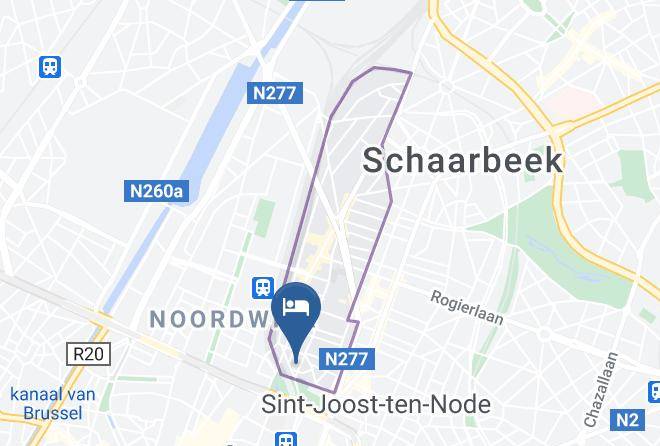 Saint Josse Ten Noode - Best Western City Centre Maps