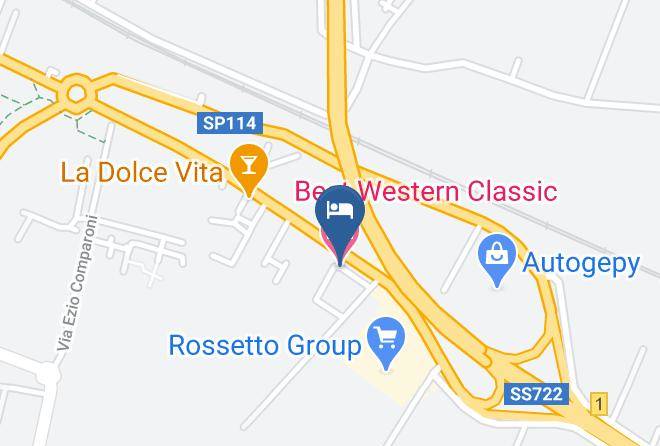 Reggio Emilia - Best Western Classic Hotel Maps